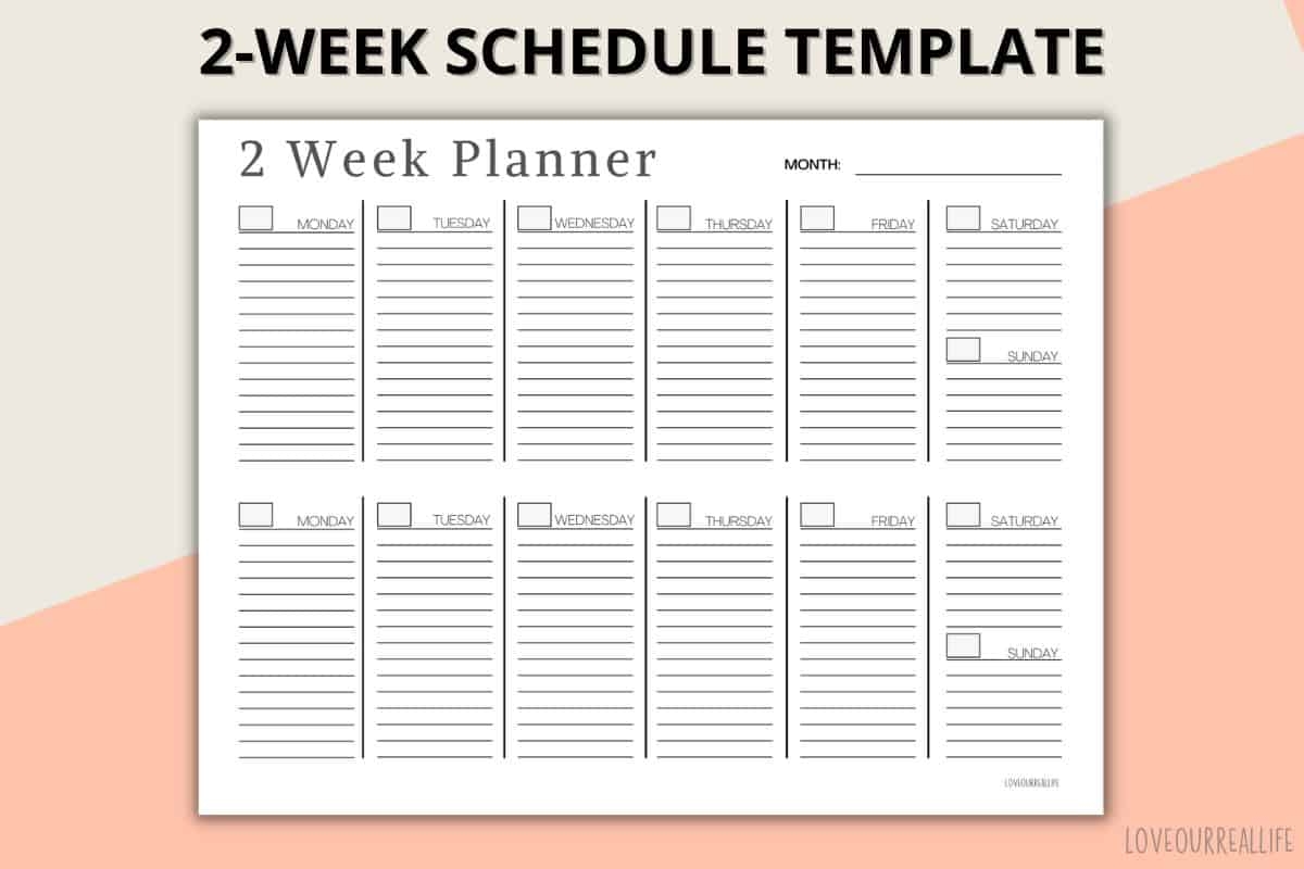 Blank Weekly Calendar Free Printable Blank Weekly Calendar Free Printable