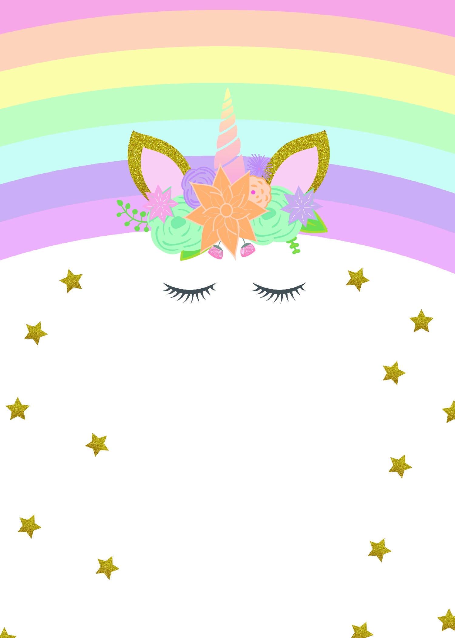 Unicorn Birthday Invitations Free Printables Party With Unicorns Unicorn Birthday Invitations Free Printables Party With Unicorns