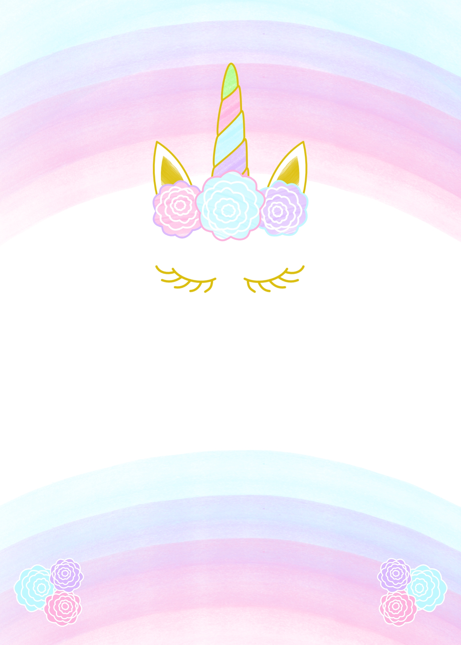 Unicorn Invitation Free Printable Templates Easy To Download 