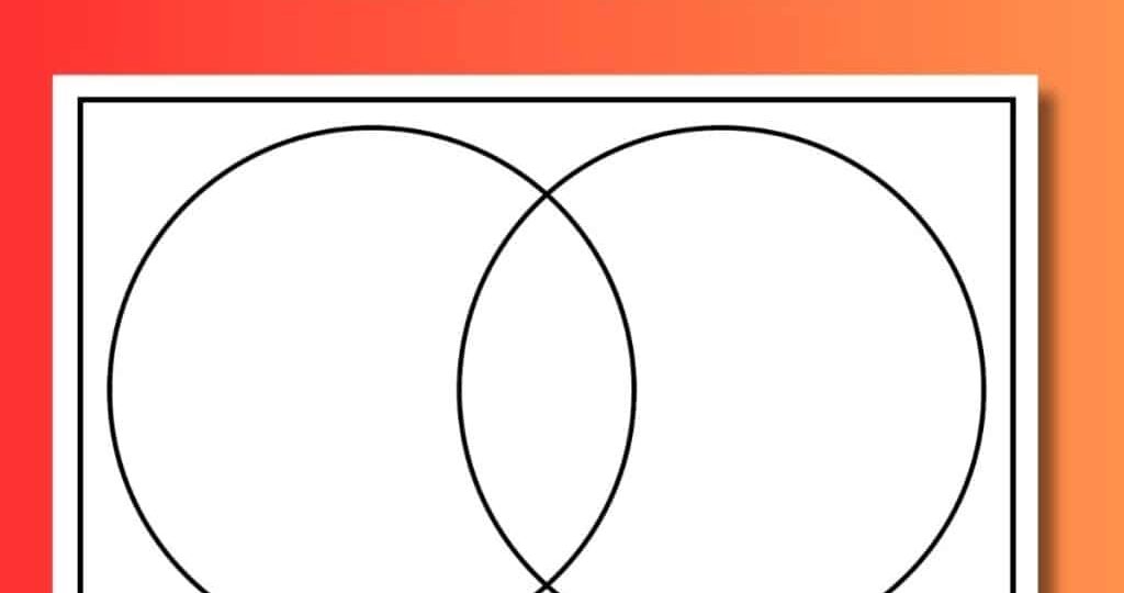 Venn Diagram Template PDF Free Printable Math U003d Love