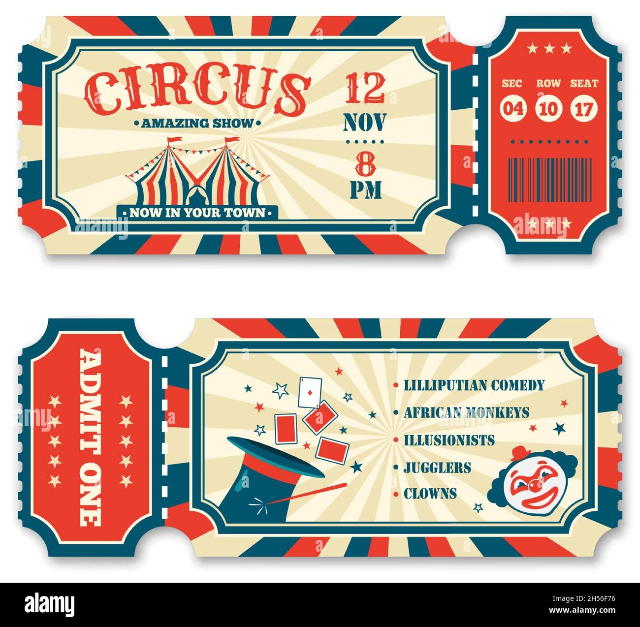 Vintage Circus Ticket Template Old Carnival Entry Tickets Retro Worksheets Library Vintage Circus Ticket Template Old Carnival Entry Tickets Retro Worksheets Library