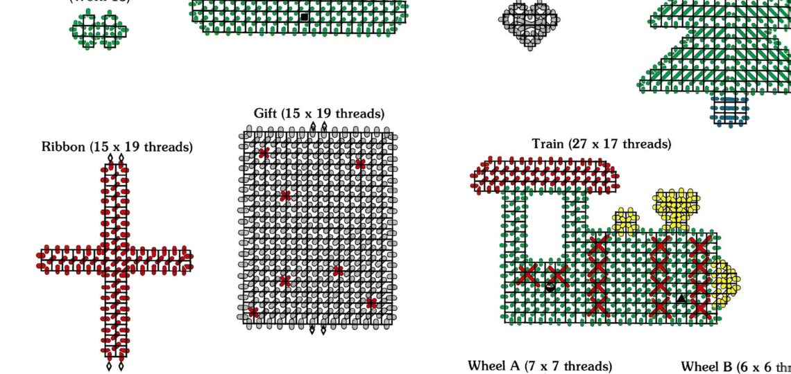Vintage Plastic Canvas Pattern Book PDF Digital Download Christmas Ornament Magnet Plastic Canvas Pattern Xmas Santa Snowman Tree Noel Etsy