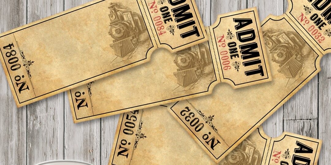 Vintage Train Tickets Printable Train Tickets Wedding Train Tickets Ephemera Train Tickets Instant Download Digital Train 001545 Etsy
