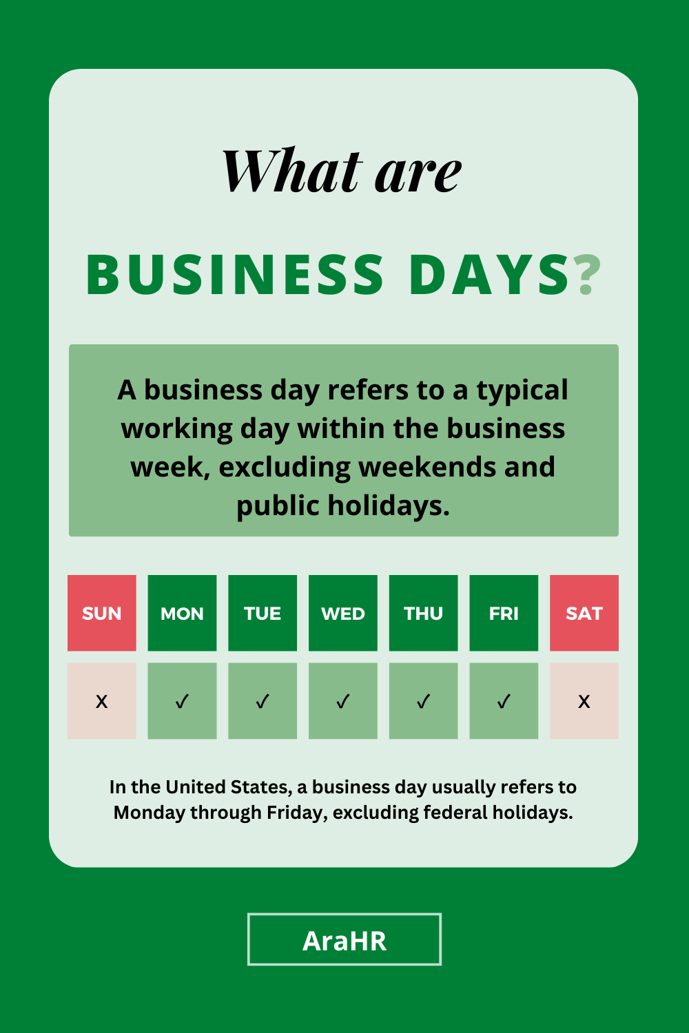 What Is A Business Day Business Days Calculator