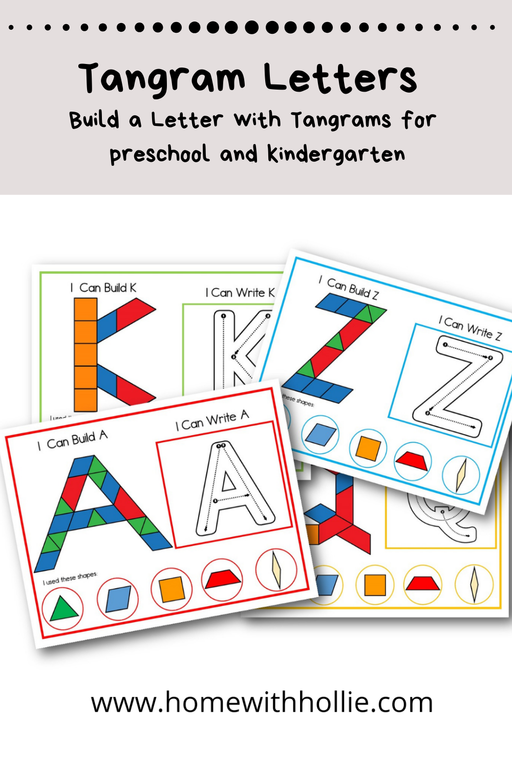 What To Do With Tangram Puzzles For Kids Home With Hollie