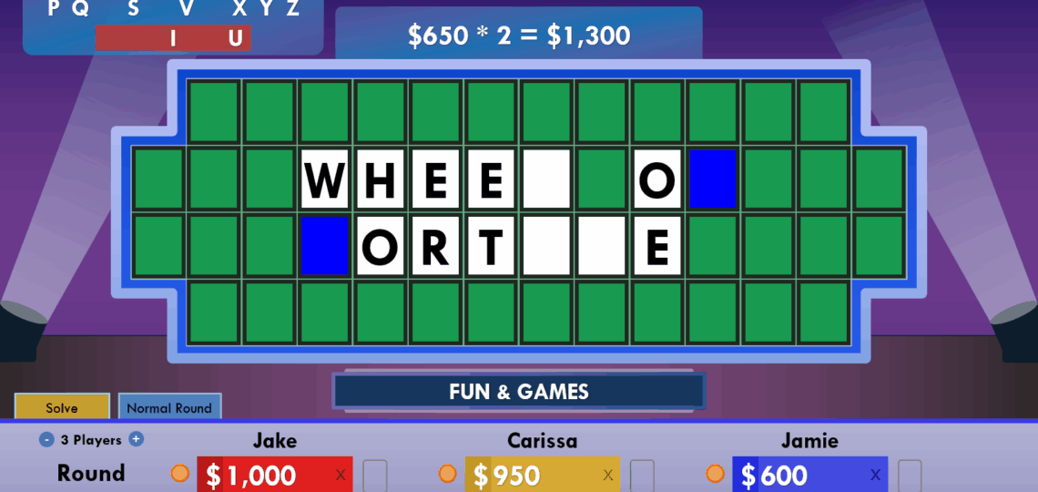 Wheel Of Fortune For PowerPoint Games By Tim