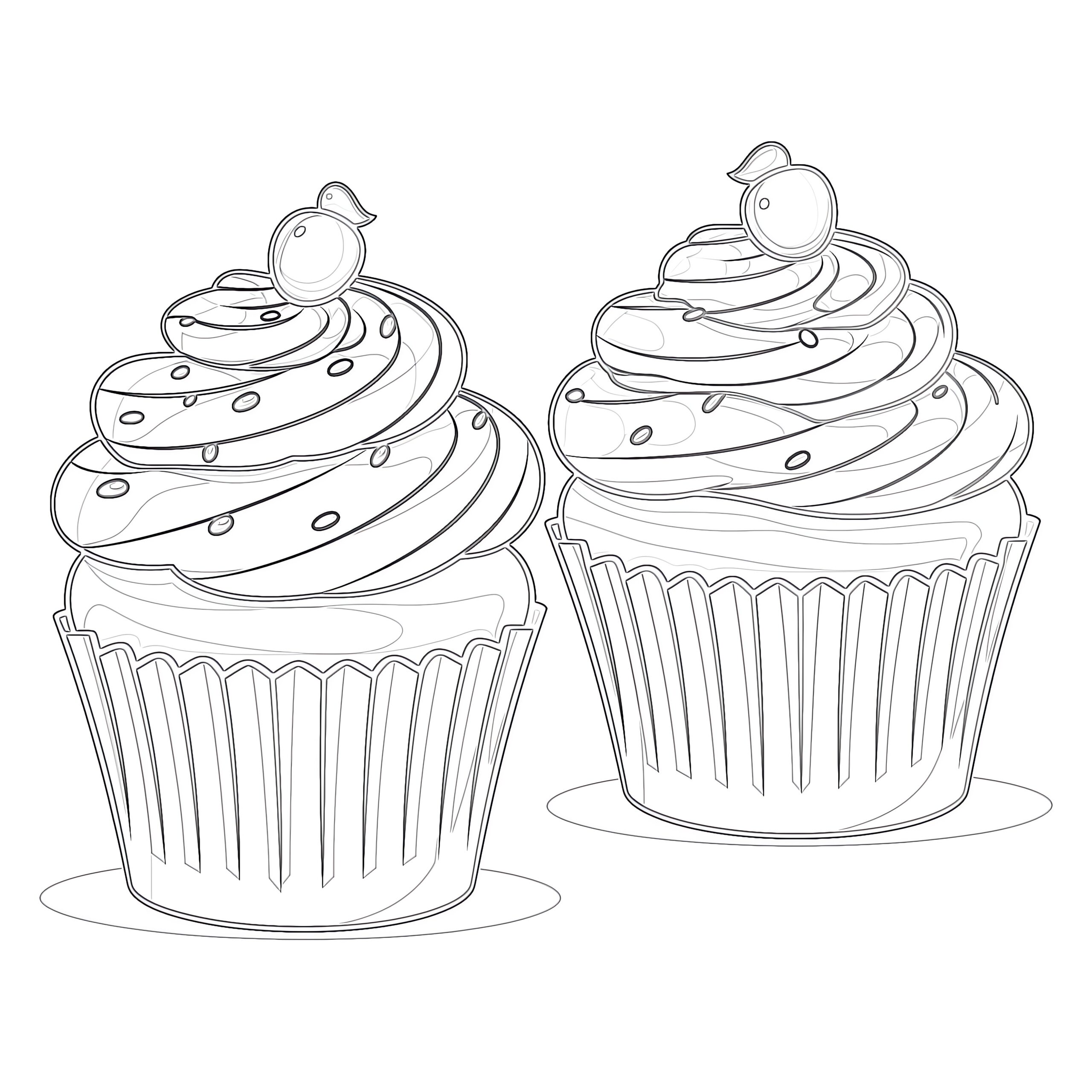 Yummy Cupcakes Coloring Page Coloring Pages Mimi Panda Yummy Cupcakes Coloring Page Coloring Pages Mimi Panda