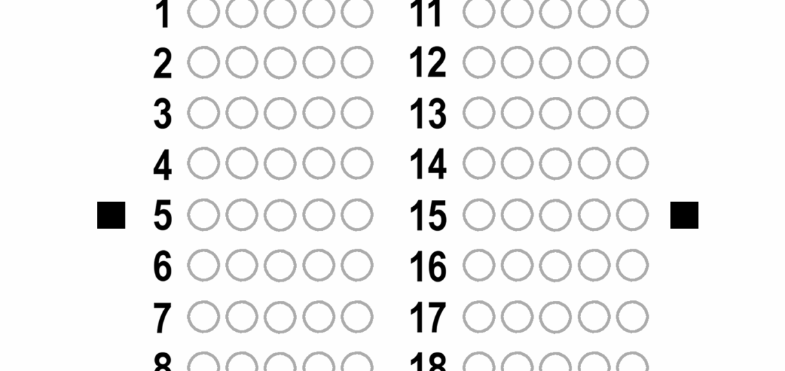 ZipGrade Answer Sheet Forms